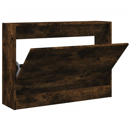 Vidaxx Schuhschrank 80x21x57 cm verarbeitetes Holz, geräucherte Eiche