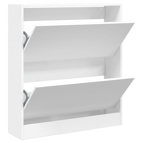 Vidaxx Schuhschrank 80x21x87,5 cm Holzwerkstoff weiß