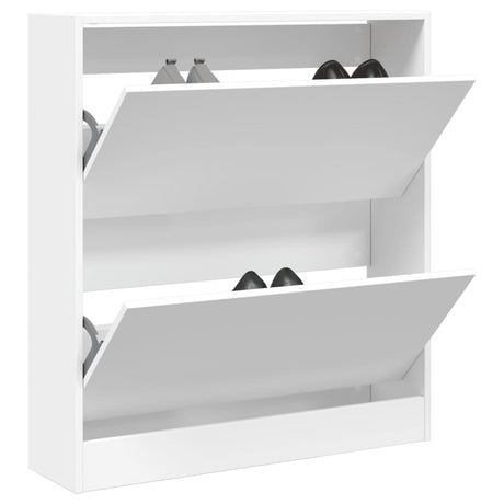 Vidaxx Schuhschrank 80x21x87,5 cm Holzwerkstoff weiß