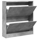 Vidaxx Schuhschrank 80x21x87,5 cm Holzwerkstoff betongrau