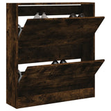 Vidaxx Schuhschrank 80x21x87,5 cm verarbeitetes Holz, geräucherte Eiche
