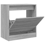 Vidaxx Schuhschrank 60x34x63,5 cm, Holzwerkstoff, Farbe Sonoma-Eiche, Grau