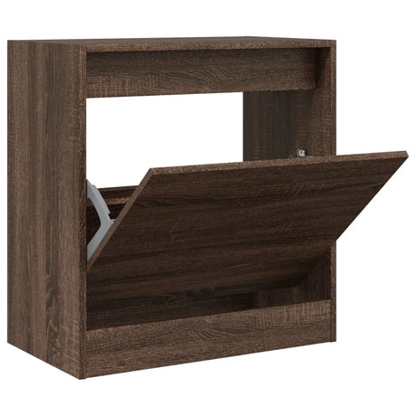 Vidaxx Schuhschrank 60x34x63,5 cm, fertige Holzfarbe, braune Eiche