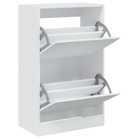 Vidaxx Schuhschrank 60x34x96,5 cm Holzwerkstoff weiß