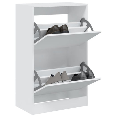 Vidaxx Schuhschrank 60x34x96,5 cm Holzwerkstoff weiß