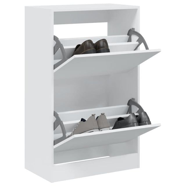 Vidaxx Schuhschrank 60x34x96,5 cm Holzwerkstoff weiß