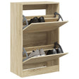 VidaXL Schuhschrank 60x34x96,5 cm Holzwerkstoff Sonoma-Eiche-farbig