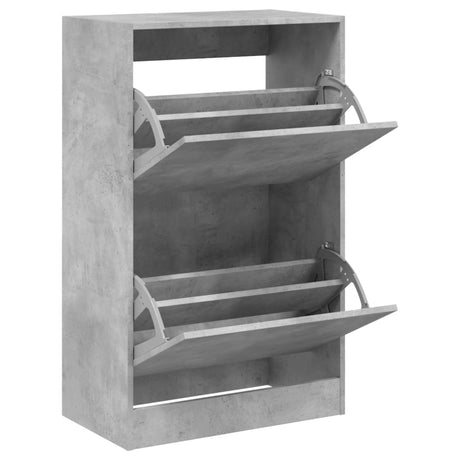 Vidaxx Schuhschrank 60x34x96,5 cm Holzwerkstoff betongrau