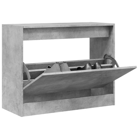 Vidaxx Schuhschrank 80x34x63 cm Holzwerkstoff betongrau