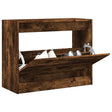 Vidaxx Schuhschrank 80x34x63 cm verarbeitetes Holz, geräucherte Eiche