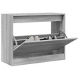 Vidaxx Schuhschrank 80x34x63 cm, Holzwerkstoff, Sonoma-Eiche, grau