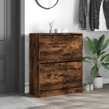 Vidaxx Schuhschrank 80x34x96,5 cm verarbeitetes Holz, geräucherte Eiche