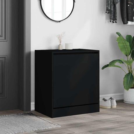 Vidaxx Schuhschrank 60x42x69 cm lackiertes Holz schwarz