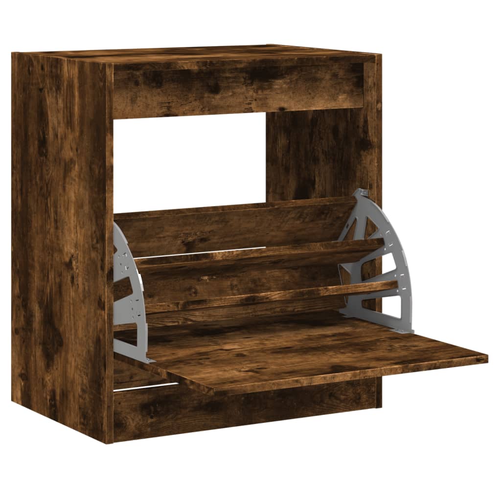 Vidaxx Schuhschrank 60x42x69 cm verarbeitetes Holz, geräucherte Eiche