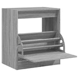 Vidaxx Schuhschrank 60x42x69 cm, Holzwerkstoff, Sonoma-Eiche, grau