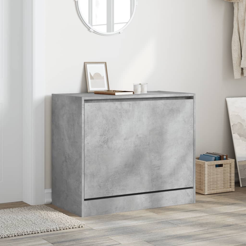 Vidaxx Schuhschrank 80x42x69 cm Holzwerkstoff betongrau