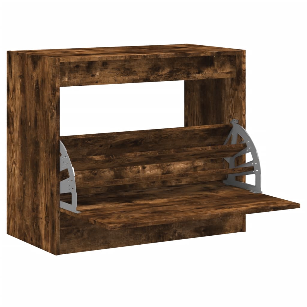 Vidaxx Schuhschrank 80x42x69 cm verarbeitetes Holz, geräucherte Eiche