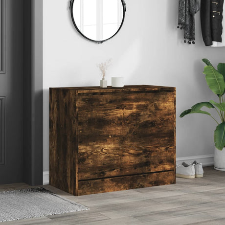 Vidaxx Schuhschrank 80x42x69 cm verarbeitetes Holz, geräucherte Eiche