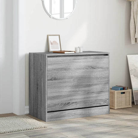 Vidaxx Schuhschrank 80x42x69 cm, Holzwerkstoff, Sonoma-Eiche grau