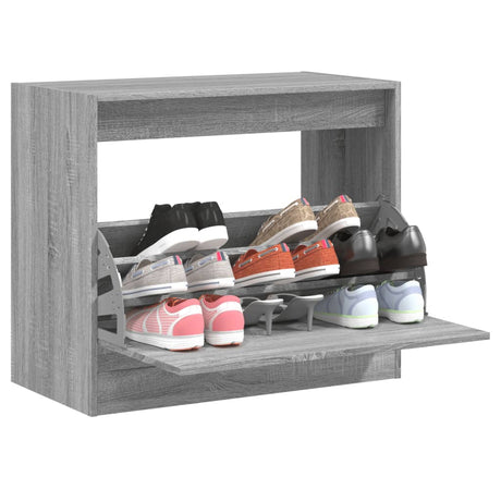 Vidaxx Schuhschrank 80x42x69 cm, Holzwerkstoff, Sonoma-Eiche grau