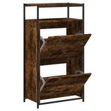 Vidaxx Schuhschrank 60x34x112 cm verarbeitetes Holz, geräucherte Eiche