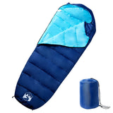 VidaXL Schlafsack Mumie für Erwachsene 3 Jahreszeiten