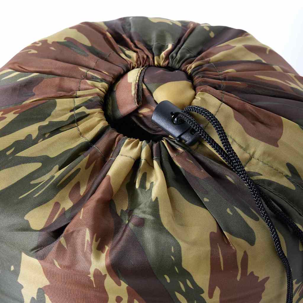 VidaXL Schlafsack Mumie für Erwachsene Camping 3 Jahreszeiten
