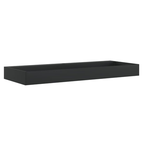 Vidaxx Waschbecken 120x46x11 cm Mineralgussmarmor mattschwarz