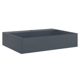 Vidaxx Waschbecken 50x38x11 cm Mineralguss Marmorguss Anthrazit