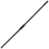 Vidaxxl Heugabelgriff ø3,5x127,5 cm schwarzer Stahl