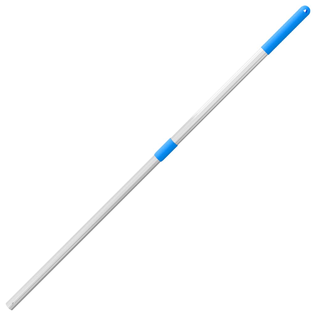 Vidaxl Heugabelgriff Teleskopstahl silberfarben