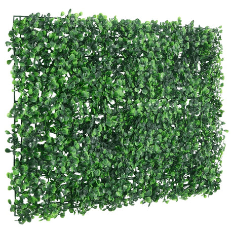 Vidaxl hek met kunstheester 24 st 40x60 cm groen