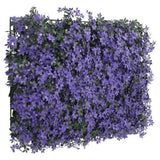 Vidaxxl Zaun mit künstlichen Blättern 6 Stück 40x60 cm lila