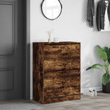 VidaXL Schuhschrank mit 2 klappbaren Schubladen 80x42x108 cm Räuchereiche