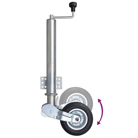 VidaXL Stützrad mit Unterlegkeilen 60 mm