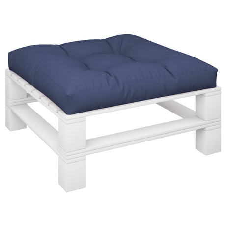 VidaXL Palettenkissen 70x70x12 cm Stoff Marineblau