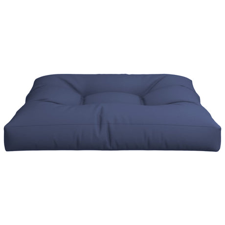 VidaXL Palettenkissen 70x70x12 cm Stoff Marineblau