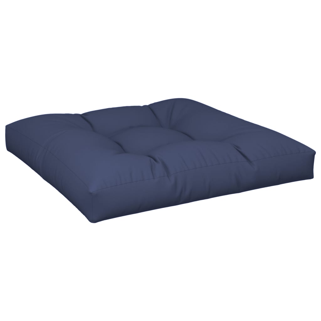 VidaXL Palettenkissen 80x80x12 cm Stoff Marineblau