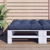 VidaXL Palettenkissen 80x80x12 cm Stoff Marineblau