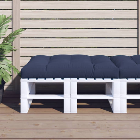 VidaXL Palettenkissen 120x80x12 cm Stoff Marineblau