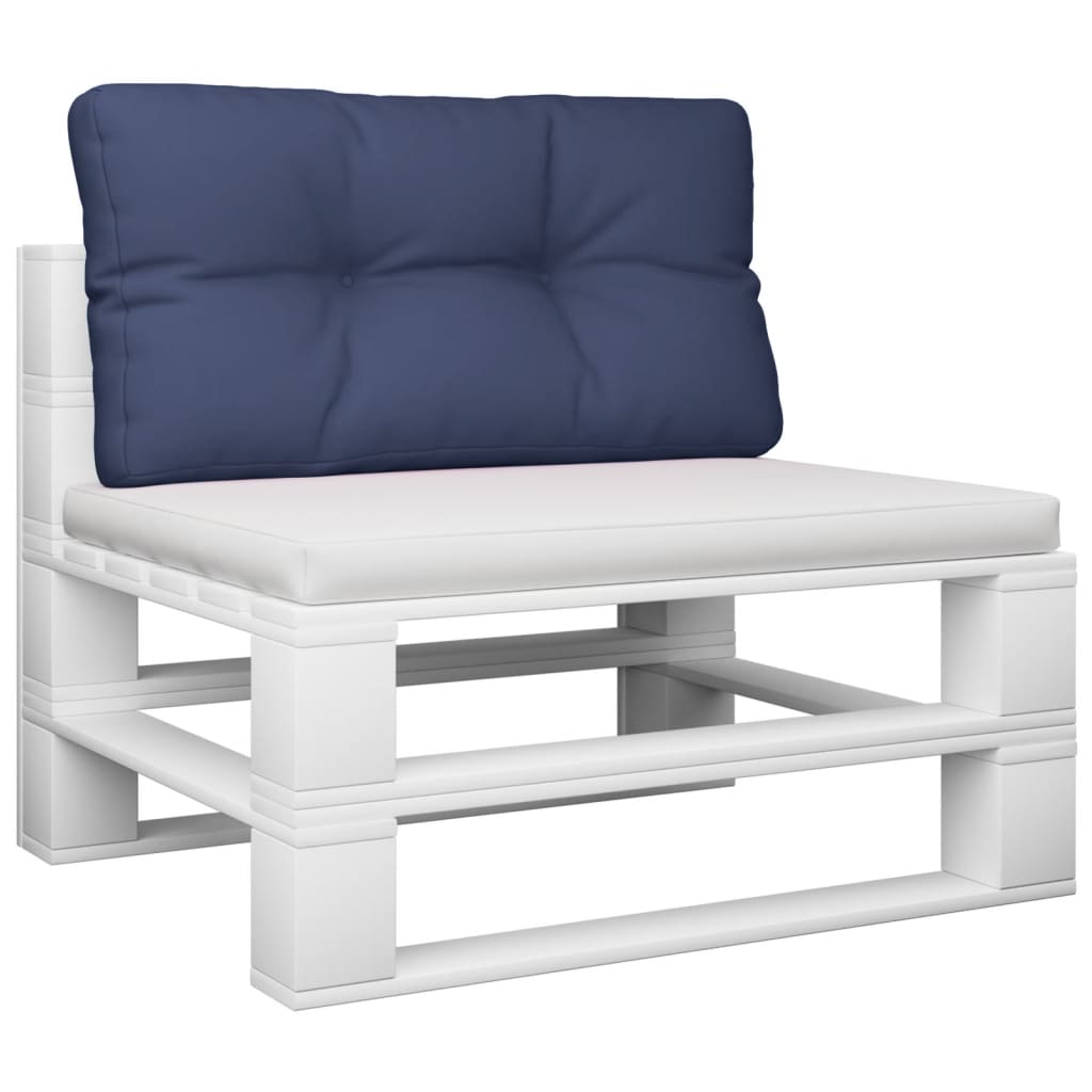 VidaXL Palettenkissen 70x40x12 cm Oxford-Stoff Marineblau