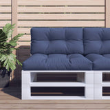 Vidaxx Palettenkissen 80x40x12 cm Stoff Marineblau