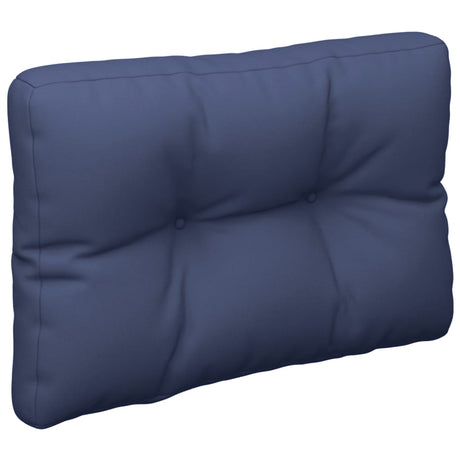 Vidaxx Palettenkissen-Set 60x40x12 cm Stoff Marineblau