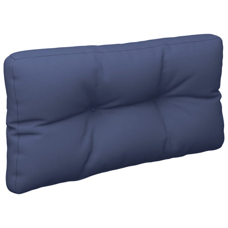 Vidaxx Palettenkissen-Set 70x40x12 cm Stoff Marineblau