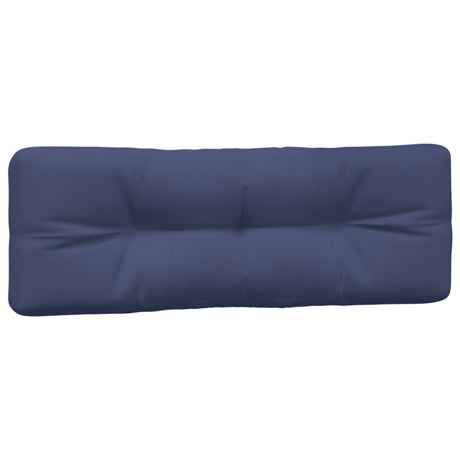 VidaXL Palettenkissen 2 Stück Stoff Marineblau