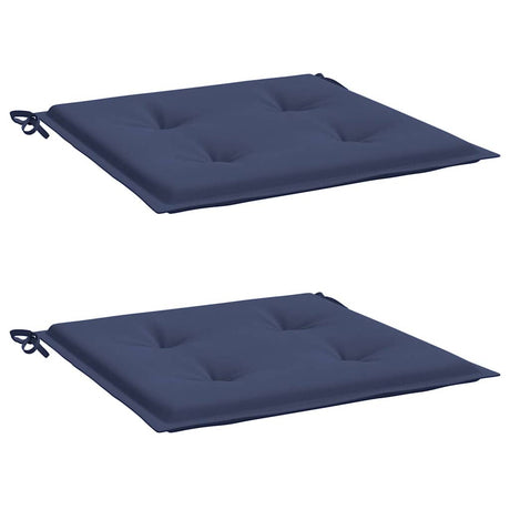 Vidaxx Palettenkissen 2 Stück 40x40x4 cm Oxford-Stoff Marineblau