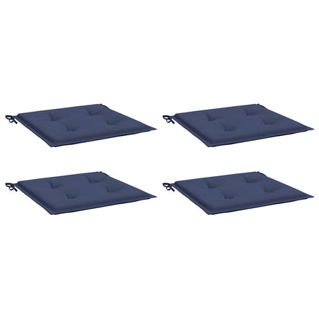 Vidaxx Palettenkissen 4 Stück 50x50x4 cm Oxford-Stoff Marineblau