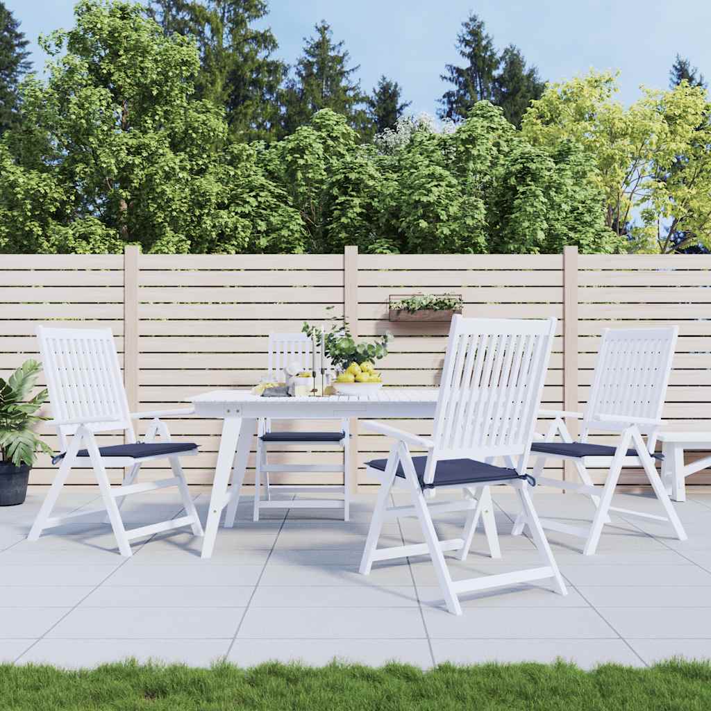 Vidaxx Palettenkissen 4 Stück 50x50x4 cm Oxford-Stoff Marineblau