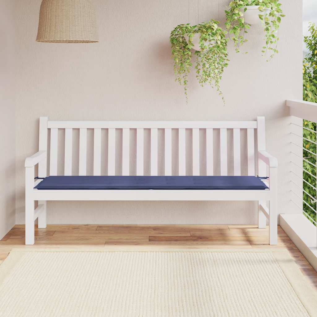 Vidaxx Gartenbankauflage 180x50x4 cm Oxford-Stoff Marineblau
