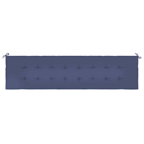 Vidaxx Gartenbankauflage 200x50x4 cm Oxford-Stoff Marineblau